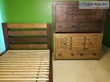 BrownDriftwood Queen Bedroom