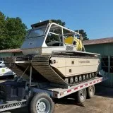 2010 Marsh Master Model C Tracked Vehicle on Trailer