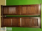 Brown Office Cabinets (pair)