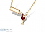 FLASH-SALE Wine Heart Necklace