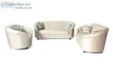 ADONIS 3-SEATER FABRIC SOFA DANUBE HOME