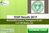 TSSET Results 2019 -20 RELEASED Check Telangana TS SET Cut Off M