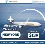 Grab your Airplane Tickets to New York