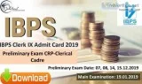 IBPS Clerk Admit Card 2019 &ndash 2020  Exam Pattern and IBPS Cl