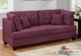 New Modern Comfortable Warm Purple 2-pc Sofa Set &quotWHOLESALE&