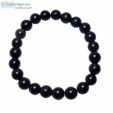 Satyamani Natural Energized Rare Tranulant Black Obsidiant 8 mm 