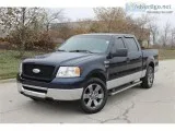 2006 Ford F-150 XLT Blue Pickup Truck 66087 miles