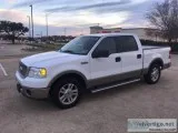 2006 Ford F-150 Lariat White Pickup Truck 38329 miles
