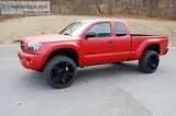2005 Toyota Tacoma Red Pickup Truck 48948 Miles