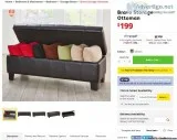 Bravo Storage Ottoman Sale