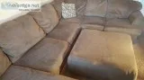 4 piece sectional sofa in good condition with ottoman and chaise