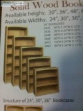 SOLID WOOD BOOKSHELF