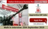 Indian Ordnance Factory Recruitment 2019 &ndash20 (86 Apprentice