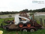 Bobcat Skid Steer with Trailer