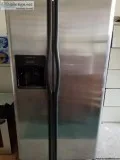 Frigidaire Stainless Steel side by side refrig.