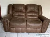 Loveseat y sill&oacuten reclinable muy c&oacutemodos