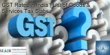 GST Rates India GST Tax Slabs Rates List in 2019