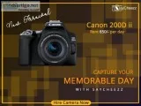 DSLR camera for rent in BangaloreSaychezz