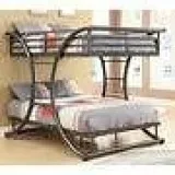 new- Bunk Bed- &quotUNIQUE&quot Full over Full...STEEL-