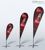 Book Unique Custom Teardrop Flag Banners  Branded Canopy Tents