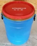 Plastic 30 Gallon Barrels wRemovable Lid Food Grade Storage Camp