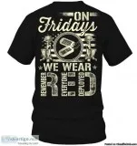 Veteran Wear Red In Friday