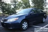 2004 Toyota Camry LE Blue 50055 Miles