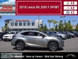 Used 2016 LEXUS NX 200T F SPORT for Sale in San Diego - 20334