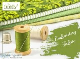Explore the new collection of embroidered fabrics at Firefly