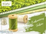 Explore the new collection of embroidered fabrics at Firefly