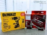 DeWalt brushless motor 20v compact drill driver kit and Craftsma