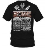 15 % OFF - Exclusive Funny Mechanic T-shirts Available