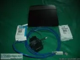 Lynksys N600 Dual Band Wi-Fi Router - HP56 Black Ink Cartridges