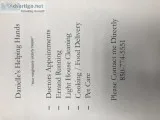 Elderly care  cleaning and helping