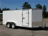 2019 new enclosed trailer 7x16 tandem