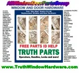 Truth and EntryGard Replacement Hardware Parts  Windows and Door