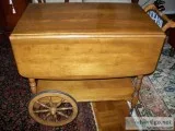 Ethan Allen tea cart all original no breakrepairs 41&quot x 32&q
