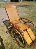 Antique wheelchair