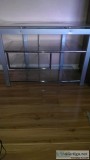 tv glass unit can hold sky etc on