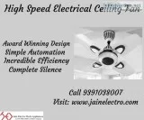 High Speed Electrical Ceiling Fans for Sale at Jain Electro