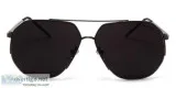 Joe Bianchi Square Sunglass for Men  Gunmetal Front and Temple w