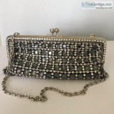 Swarovski antique clutch