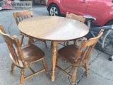Maple Kitchen Table and Chairs