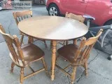 Maple Kitchen Table and Chairs