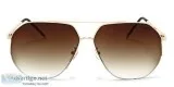 Joe Bianchi Square Sunglass for Men  Golden Front and Temples wi