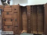 Solid wood hutch