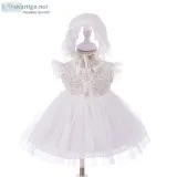 Baptism Dress and Cap for Girls heavenlyborn