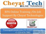 RPA online training and job support by cheyat tech