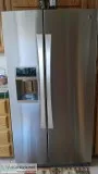 Stainless Steel Sears Kenmore Elite RefrigFreezer