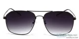 Staten Island Square Sunglass for Men  Black Front and Temples w